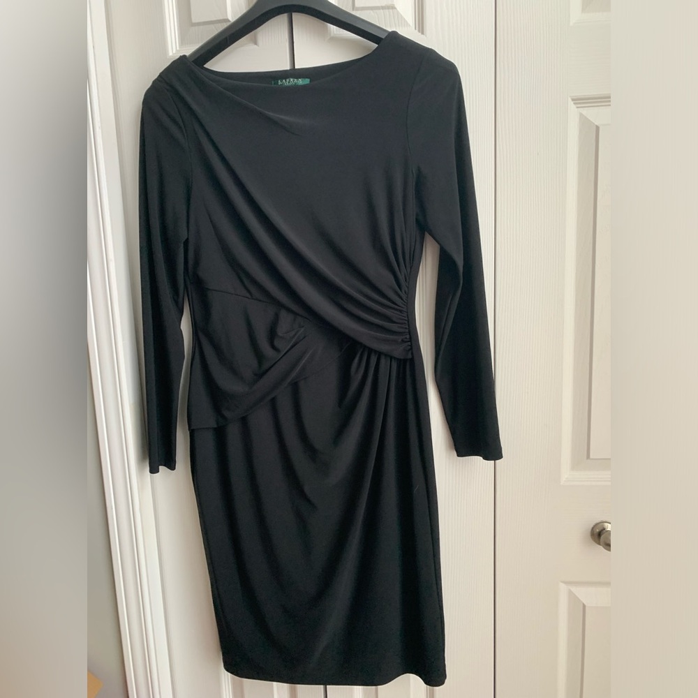 Ralph Lauren Elegant Black Dress ( SZ 12)